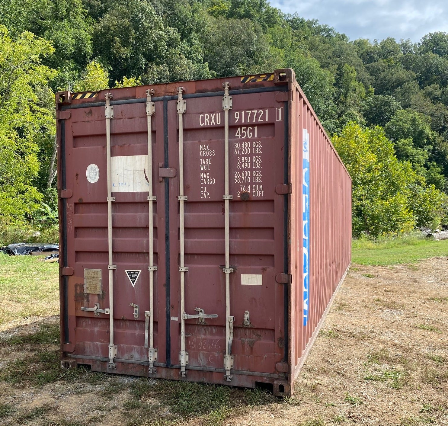 40ft High Cube Used, CW Shipping containers for sale Used Conex